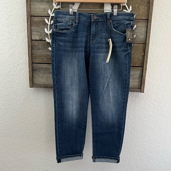 Kut from the Kloth Catherine slim boyfriend jeans size‎ 8 NWT - Picture 1 of 9